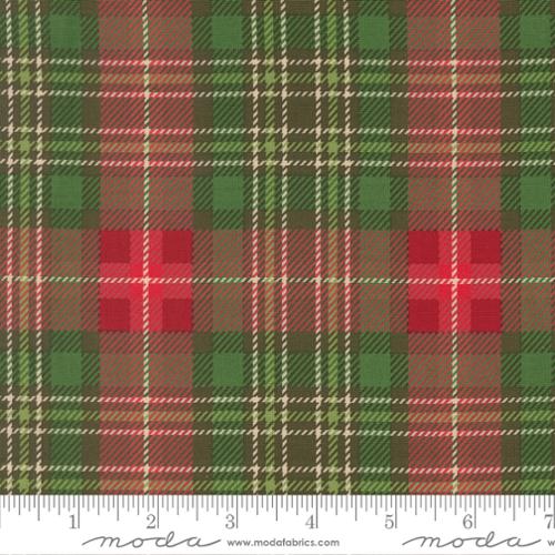 Holiday Cheer - Quilting Cotton Fabric - Christmas Plaid Checks and Plaids - Evergreen