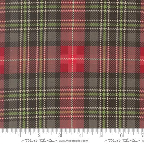 Holiday Cheer - Quilting Cotton Fabric - Christmas Plaid Checks and Plaids - Coal