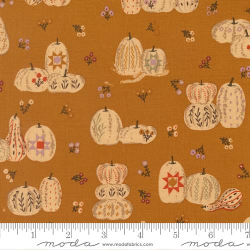 Windfall - Quilting Cotton Fabric - Pumpkin Patches Fall - Caramel