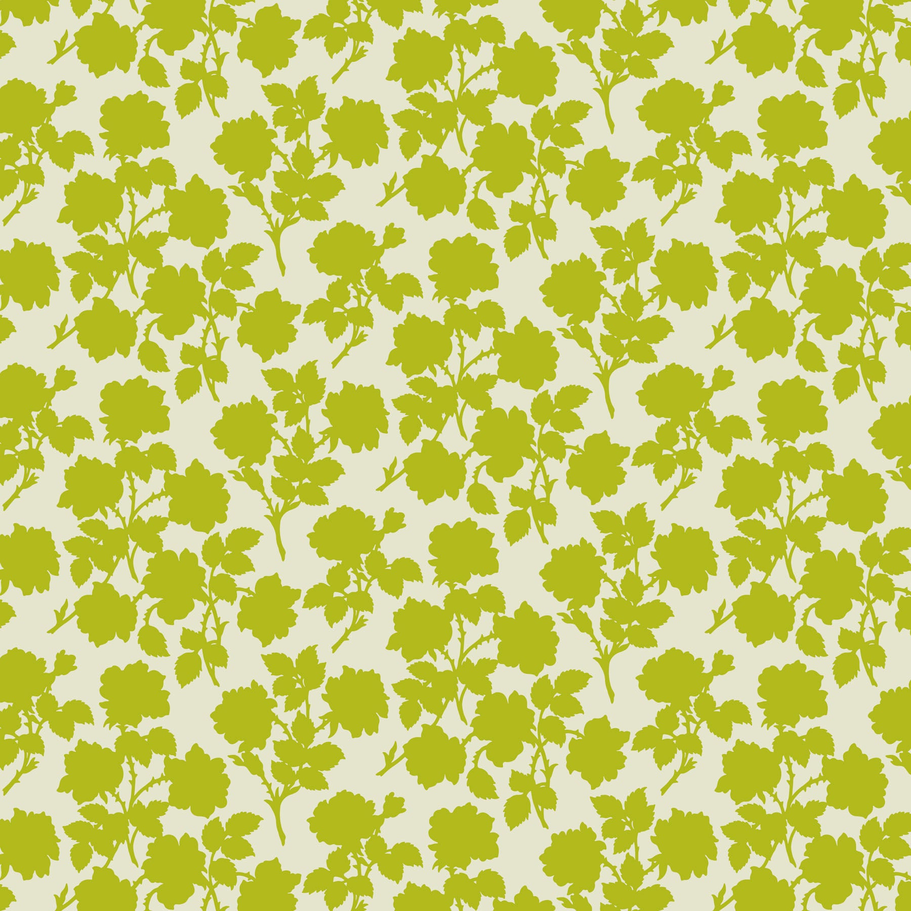 Pocket Posies – Quilting Cotton Fabric – Bramble – Olive