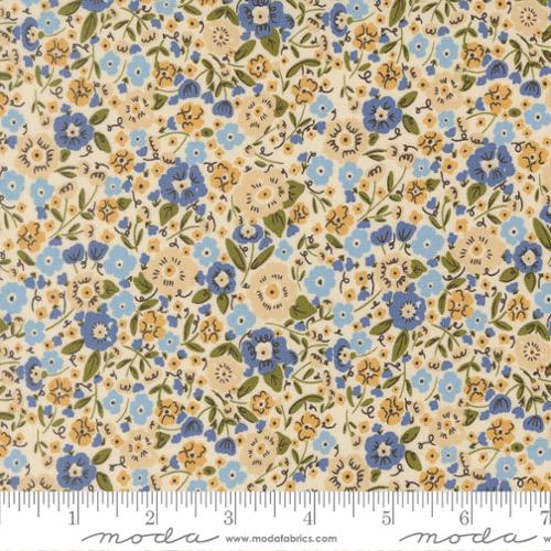The Henhouse - Quilting Cotton - Calico Small Floral - Cloud