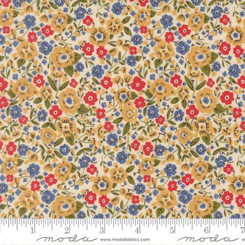 The Henhouse - Quilting Cotton - Calico Small Floral - Tomato