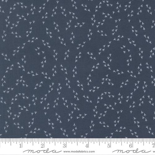 The Henhouse - Quilting Cotton - Chicken Feet Blenders - Denim
