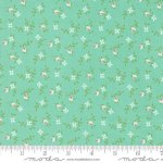 Cali & Co - Quilting Cotton Fabric - Vine And Bud - Sea