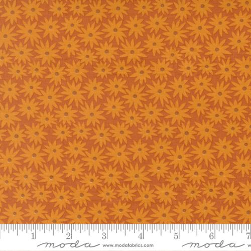 Scenery - Quilting Cotton Fabric - Sedum Small Floral - Rusty