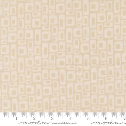 Scenery - Quilting Cotton Fabric - Marshmallow Geometrics - Stone
