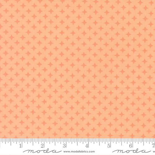 Scenery - Quilting Cotton Fabric - Diamonds Blenders - Cantaloupe