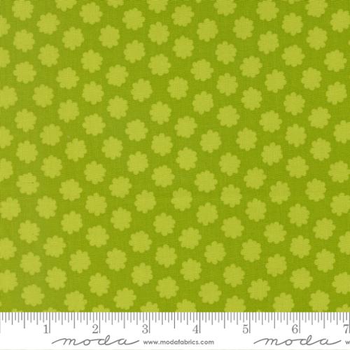 Scenery - Quilting Cotton Fabric - Puffball Small Floral - Lime
