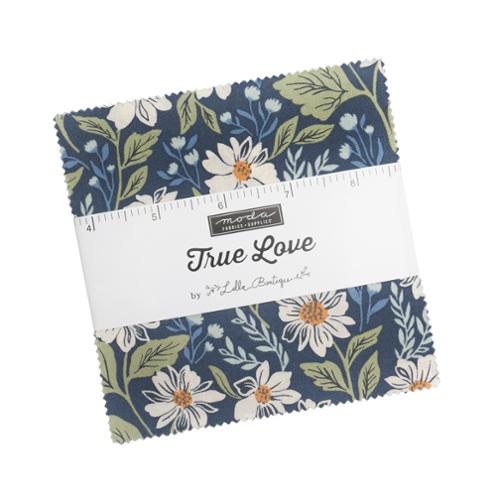 True Love - Quilting Cotton Fabric - 5"x 5" Charm Pack