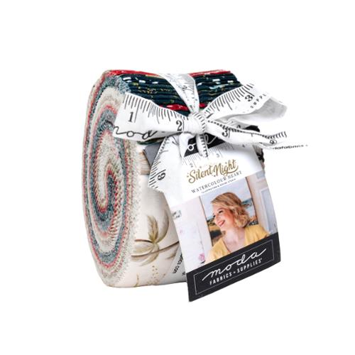 Silent Night - Precut Quilting Cotton Fabric - Jelly Roll