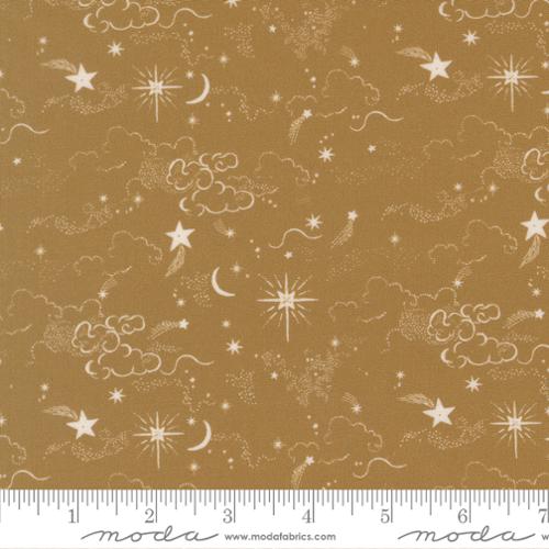 Silent Night - Quilting Cotton Fabric - Holy Night Skies Blenders Stars - North Star
