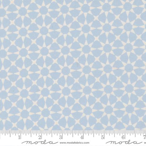Silent Night - Quilting Cotton Fabric - Star Mosaic Blenders - Sky