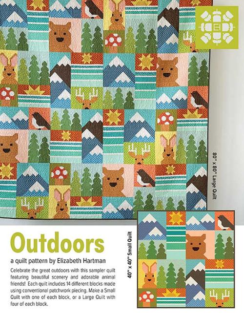 Quilt Pattern - Outdoors - Machine Pieced Quilting