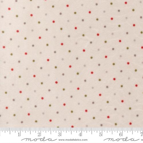 Christmas Eve - Cuddle Fabric - Magic Dot Dots - Christmas
