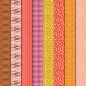 Gathered Lollies - Quilting Cotton Fabric - One Blenders - Hazel
