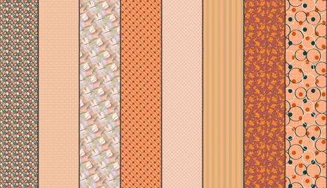 Gathered Lollies - Quilting Cotton Fabric - Two Blenders - Trentham