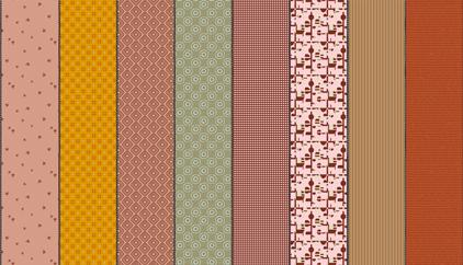 Gathered Lollies - Quilting Cotton Fabric - Three Blenders - Trentham