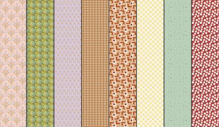Gathered Lollies - Quilting Cotton Fabric - Four Blenders - Trentham