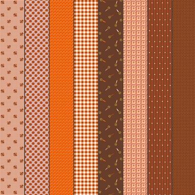 Gathered Lollies - Quilting Cotton Fabric - Five Blenders - Hazel