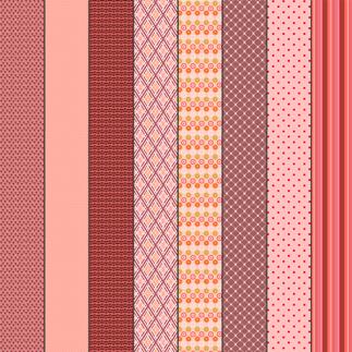 Gathered Lollies - Quilting Cotton Fabric - Six Blenders - Hazel
