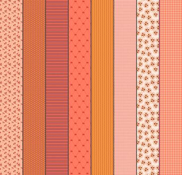 Gathered Lollies - Quilting Cotton Fabric - Seven Blenders - Hazel