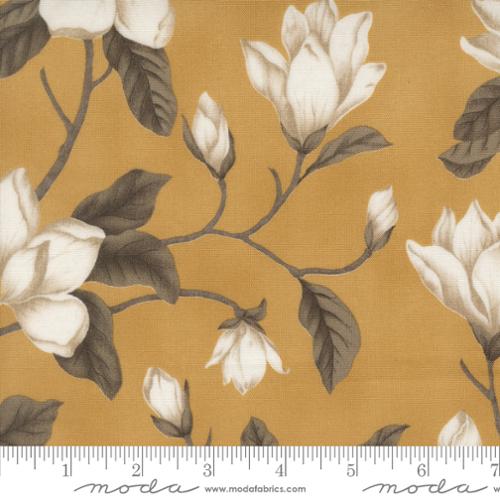 Collections Magnolia - Quilting Cotton Fabric - Magnolia Florals - Golden