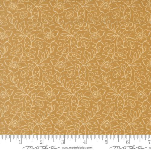 Collections Magnolia - Quilting Cotton Fabric - Everlasting Florals - Golden