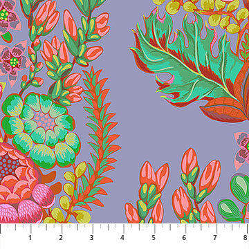 Rhapsody - Quilting Cotton Fabric - Outstretched - Periwinkle