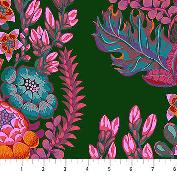 Rhapsody - Quilting Cotton Fabric - Outstretched -  Forest