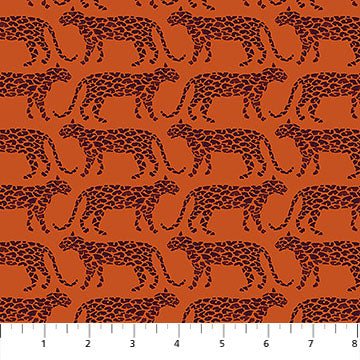 Rhapsody - Quilting Cotton Fabric - Saunter - Sienna