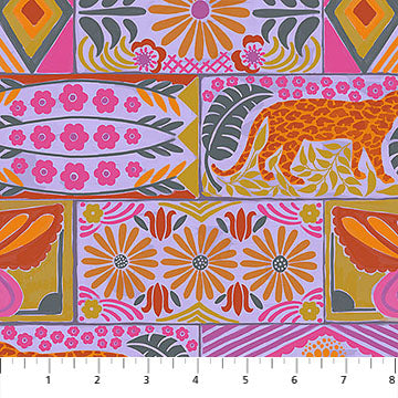 Rhapsody - Quilting Cotton Fabric - Bricklayer - Haze