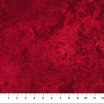 Stonehenge Flannel - Wide Back Quilting Flannel Fabric - Red
