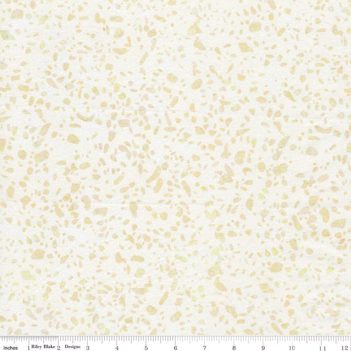 Cotton Fabric - Batiks Basics - Terrazzo - Buttermilk