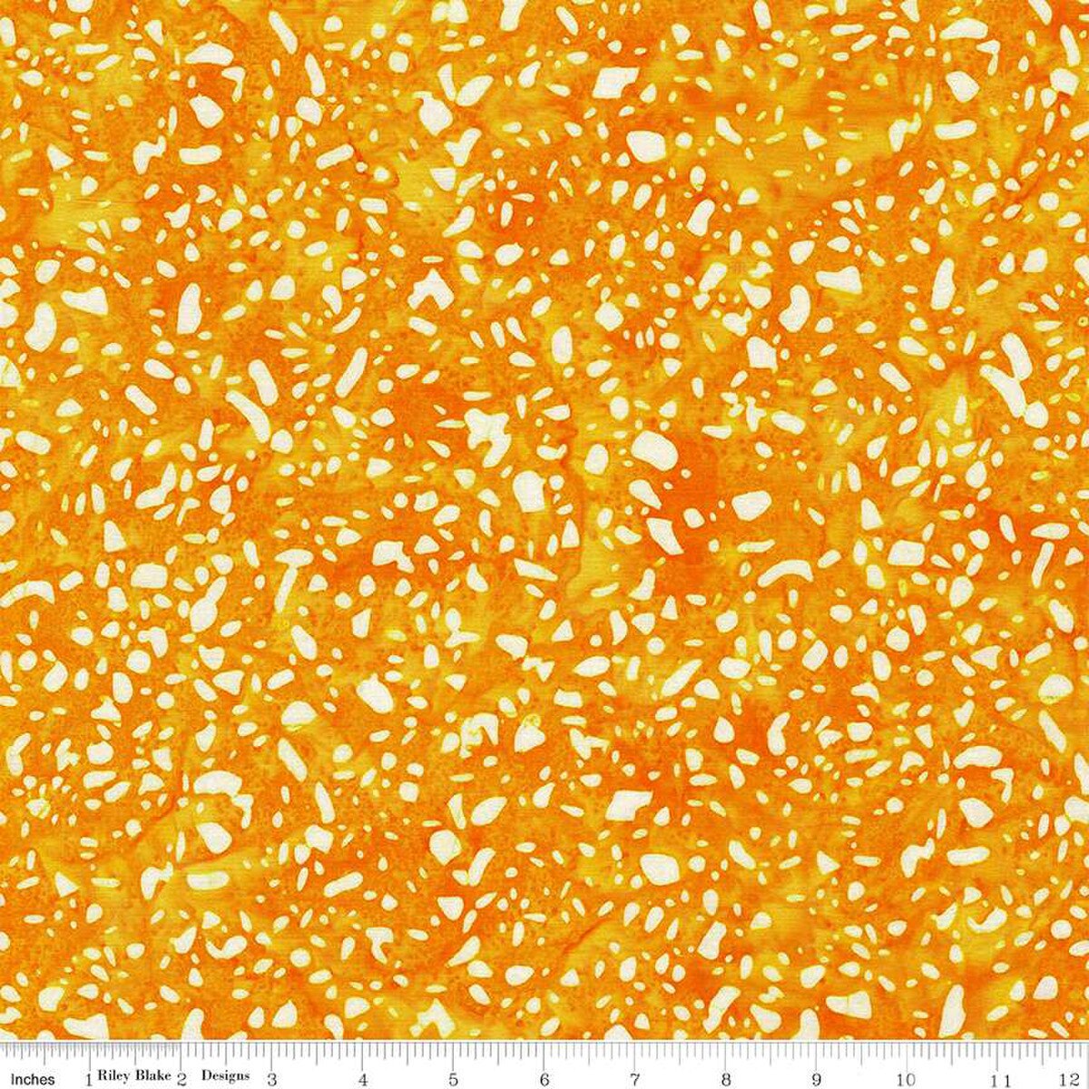 Cotton Fabric - Batiks Basics - Terrazzo - Sunshine