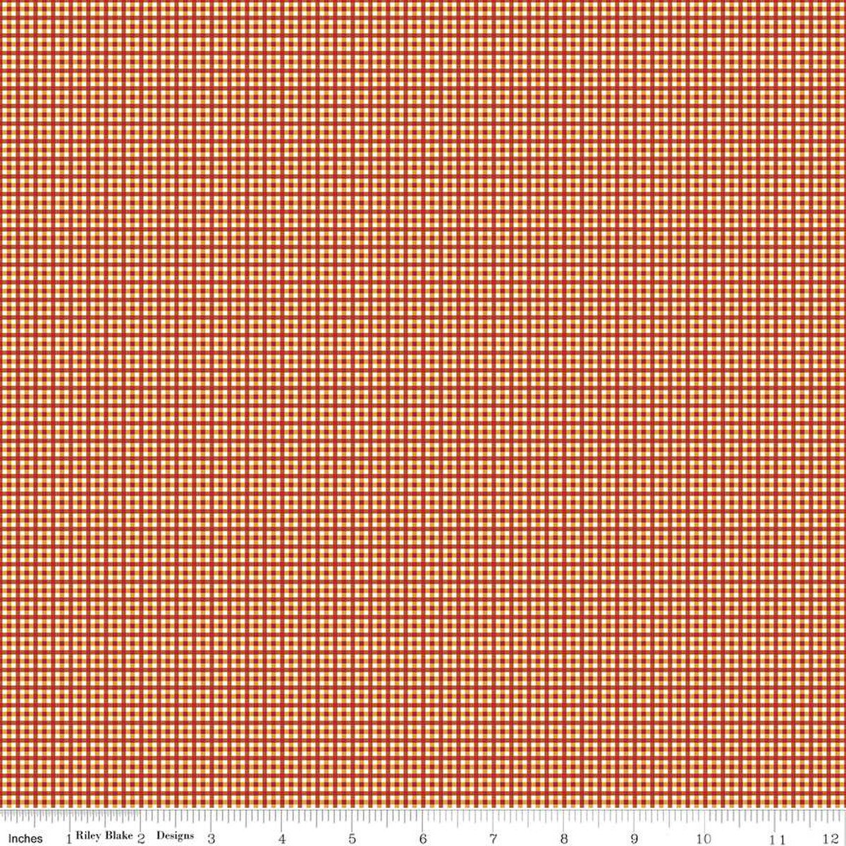 Bee Plaids – Quilting Cotton Fabric – Harvest - Autumn