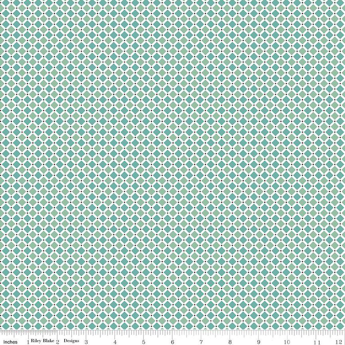 Bee Plaids – Quilting Cotton Fabric – Pie - Vivid