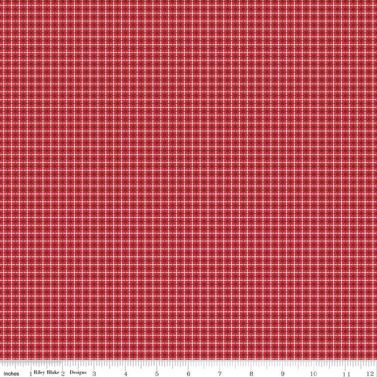 Bee Plaids – Quilting Cotton Fabric – Sweater - Cayenne