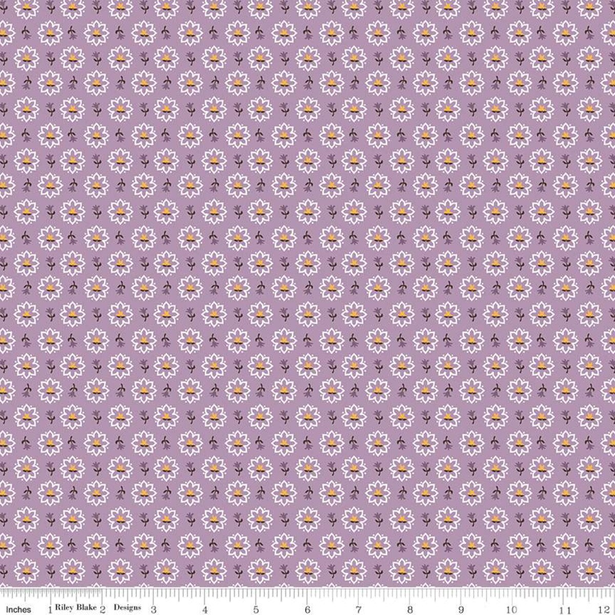 Prairie - Quilting Cotton Fabric - Heritage Heirloom - Plum