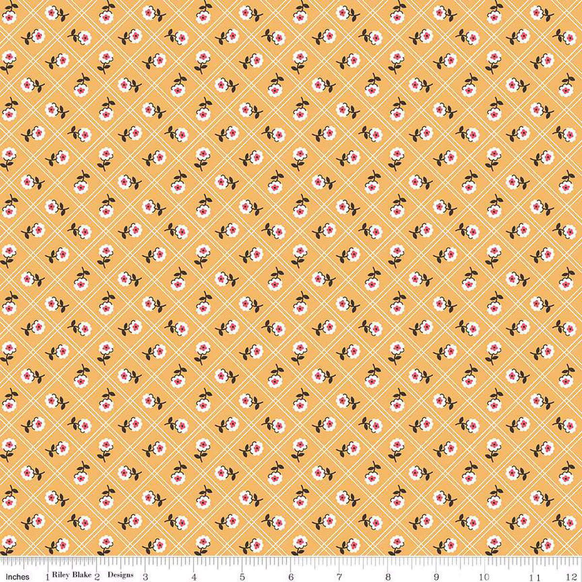 Prairie - Quilting Cotton Fabric - Rose Heirloom - Daisy