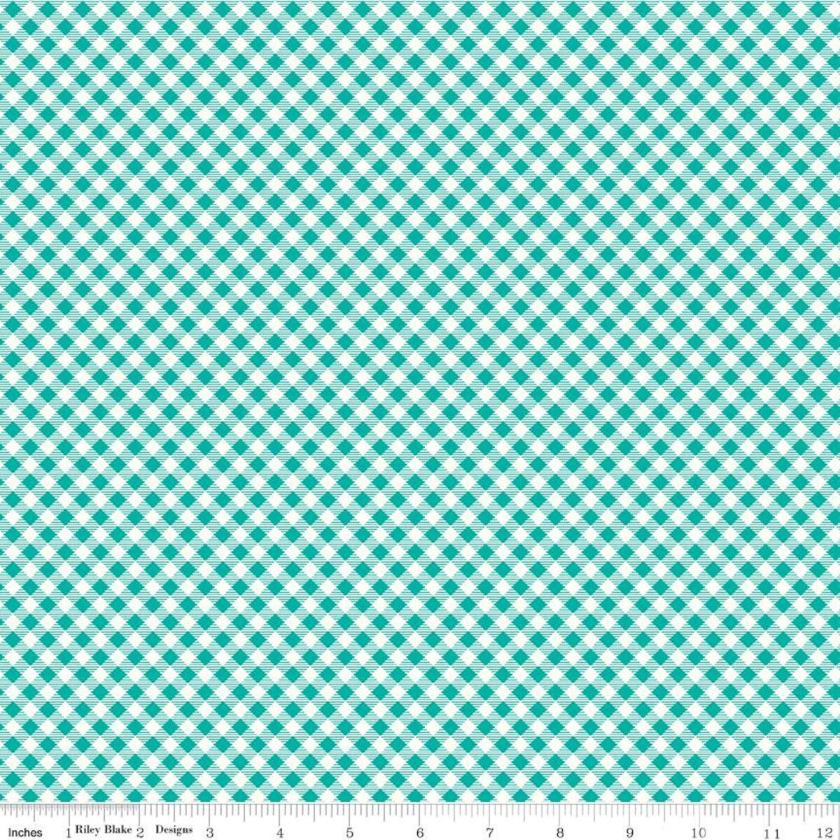 Bee Ginghams – Quilting Cotton Fabric – Carolyn - Vivid