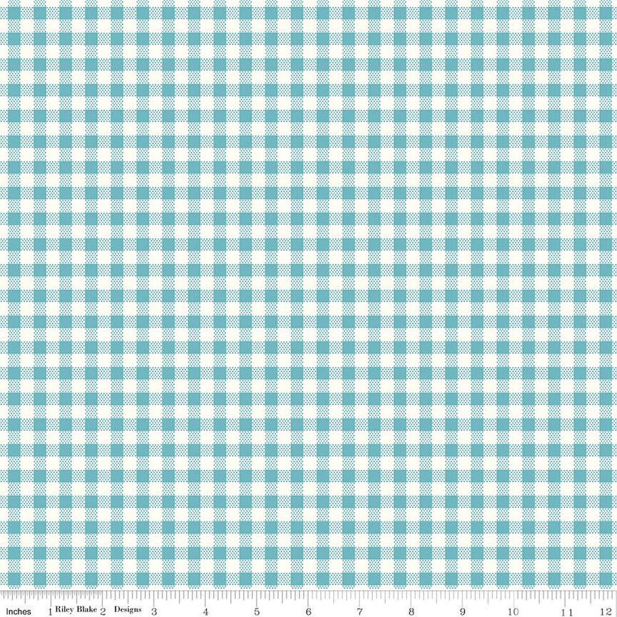 Bee Ginghams – Quilting Cotton Fabric – Natalie - Cottage