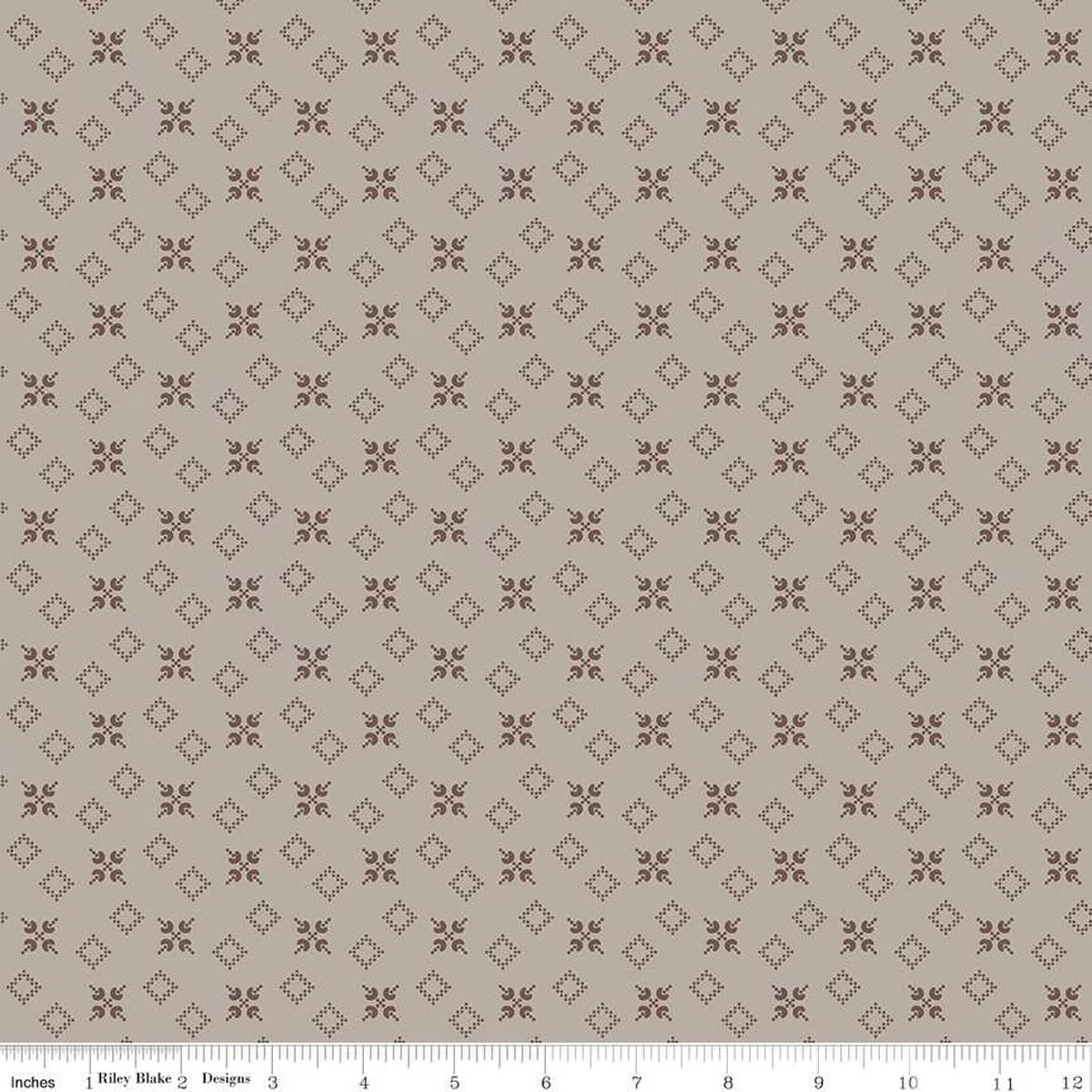 Piece and Plenty – Quilting Cotton Fabric - Backyard - Pebble