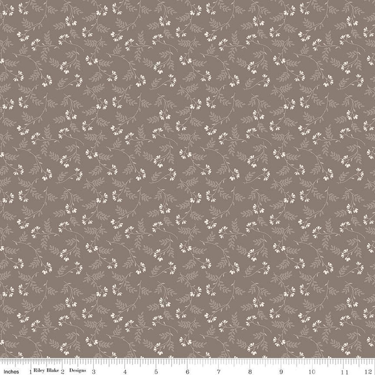Piece and Plenty – Quilting Cotton Fabric - Vine - Pebble