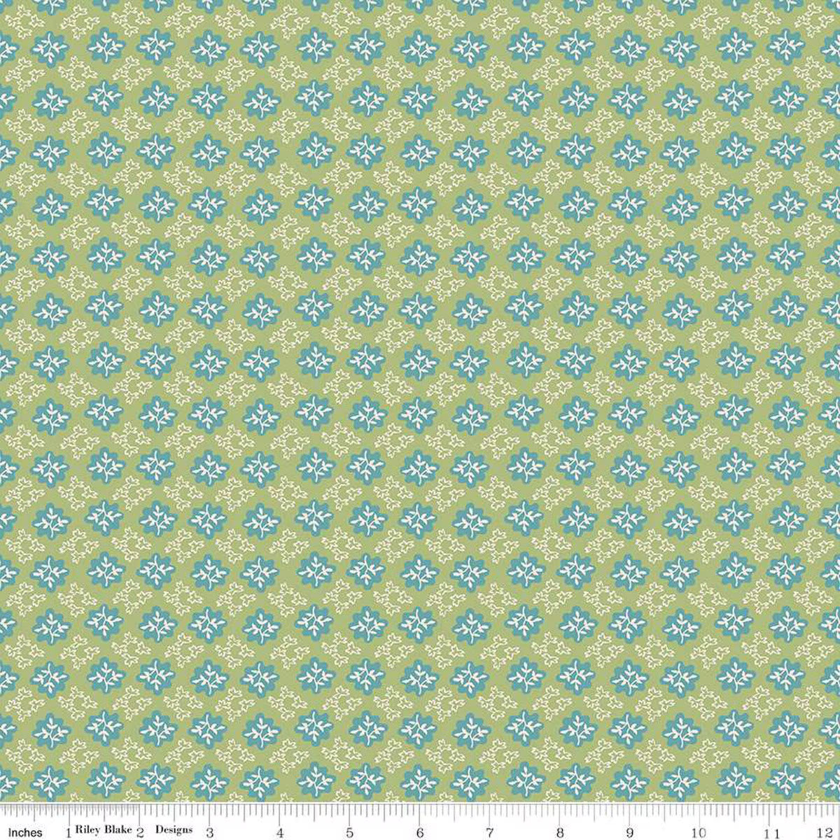 Piece and Plenty – Quilting Cotton Fabric - Vintage - Lettuce