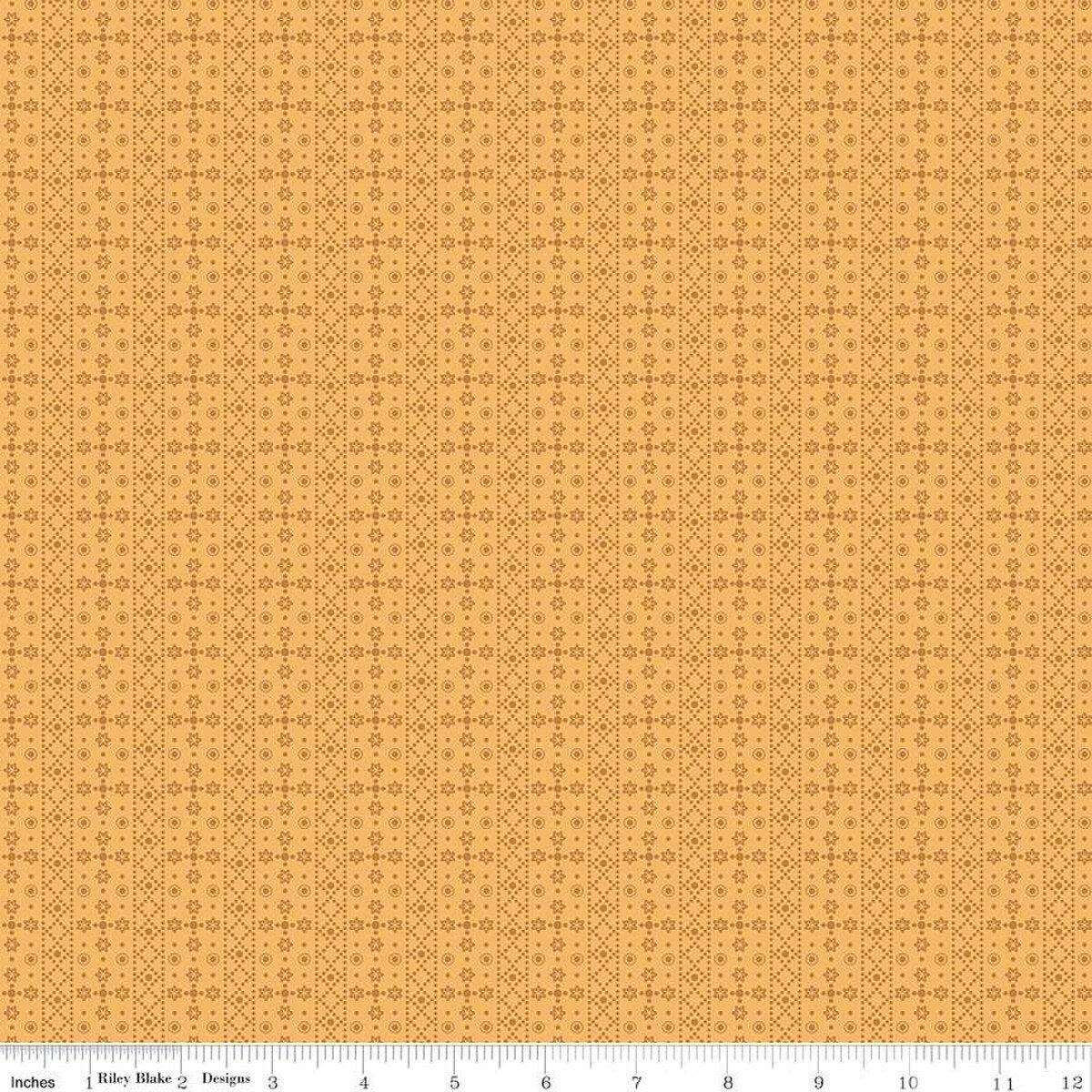 Americana – Quilting Cotton Fabric - Franklin - Marigold