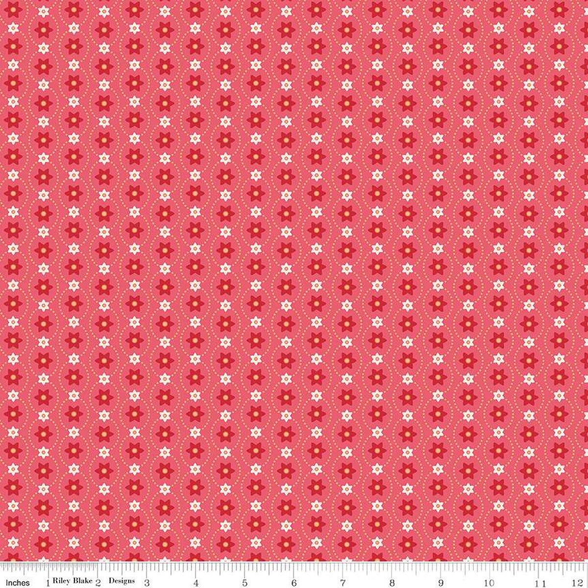 Americana – Quilting Cotton Fabric - Eleanor - Tea Rose
