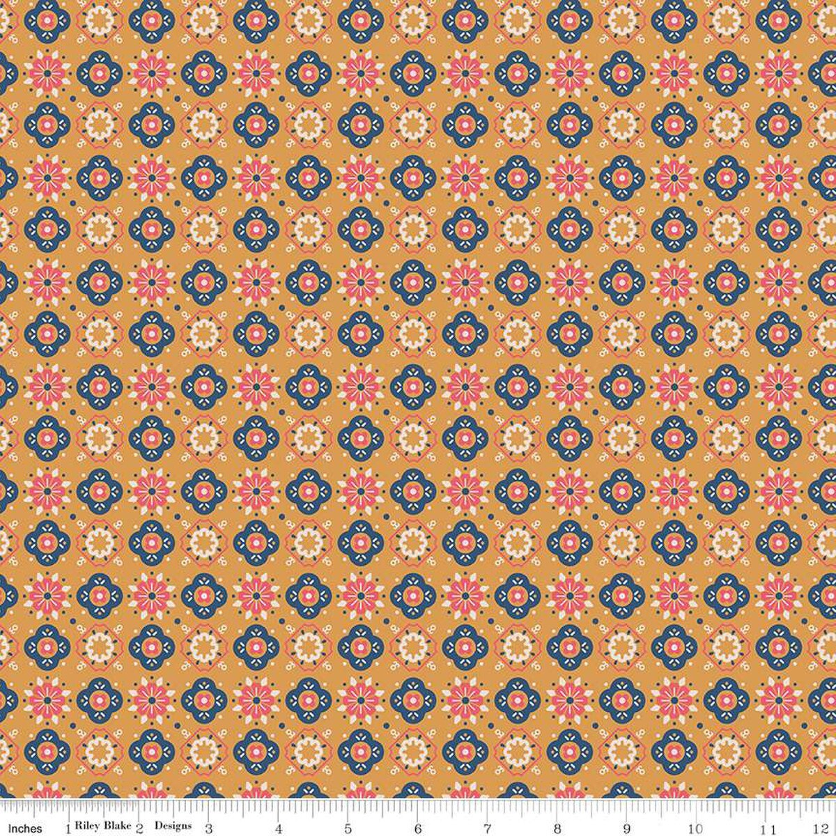 Americana – Quilting Cotton Fabric - Honor - Cider