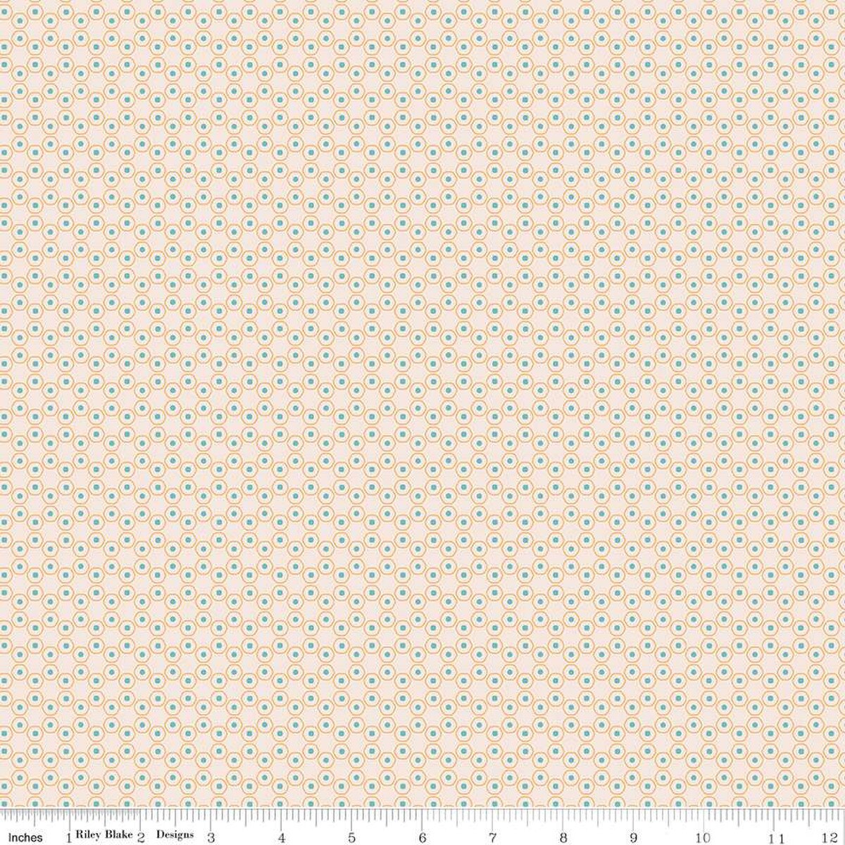 Americana – Quilting Cotton Fabric - Patriot - Latte