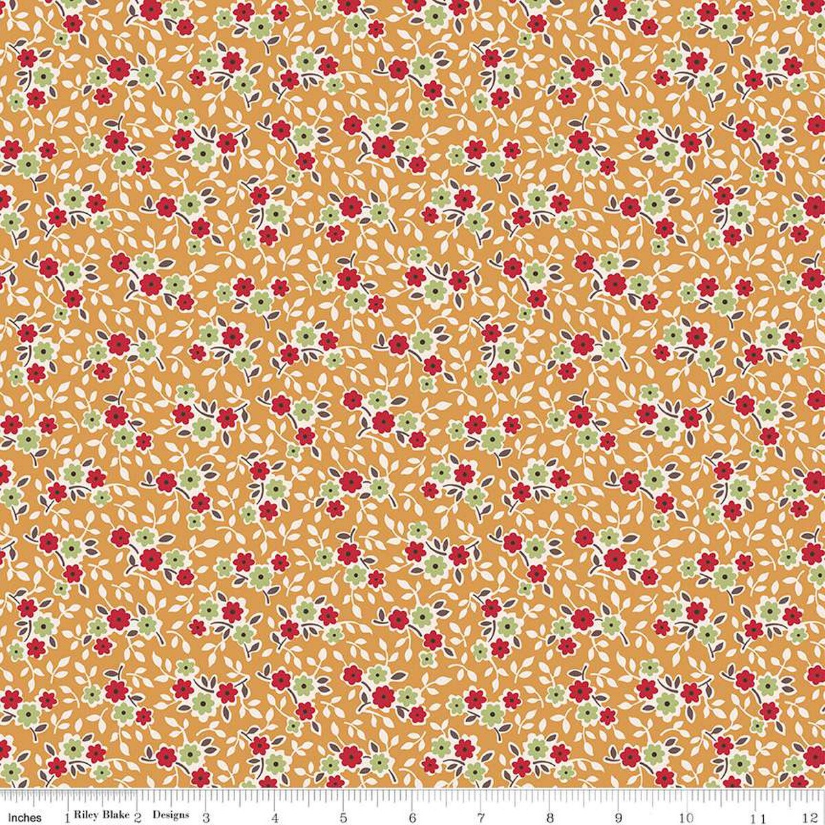 Gentler Times – Cotton Fabric – Cherish - Cider
