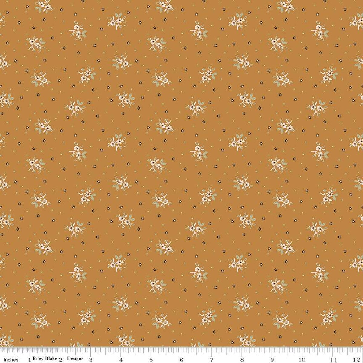 Gentler Times – Cotton Fabric – Lovely - Butterscotch